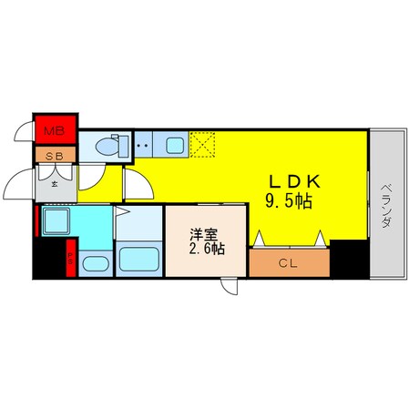 サンフォリア大手前の物件間取画像